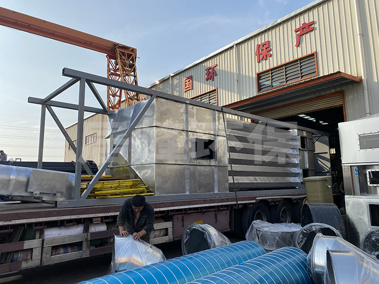 西安金屬科技有限公司訂購(gòu)2臺(tái)濕式電除塵器出貨